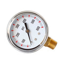 TS-Y50-600psi High Accuracy Radial Pressure Gauge Meter 1/4"NPT Brass Pressure Measuring Tool Oil Pressure Tester