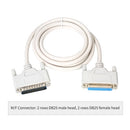 25Pin DB25 Printer Extending Cable 1.4m Computer Parallel Extension Cord 4.6ft M-F Cable 25Pin DB25 Parallel Male to Female LPT Printer Connection Line 25 Pin LPT