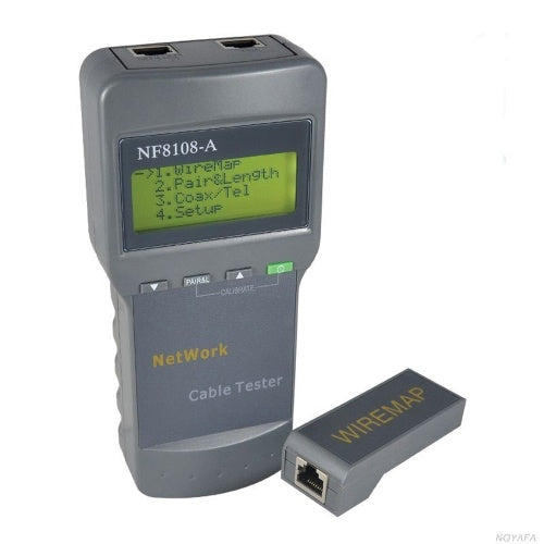 NF-8108 RJ45 Lan Tester Cable Tracker Redes أدوات الشبكة RJ45 أداة قياس طول الكابل