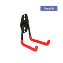 Steel Garage Storage Utility Double Hooks Heavy Duty Garage Organizer Warehouse Hooks for Power Tools Ladders Bulk items Bikes Ropes