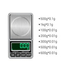 Portable Digital Scale Gold Jewelry Scale Mini Pocket Digital Scale Professional Accurate Electronic Scale Precision Balance 600g/0.01g DH-938C