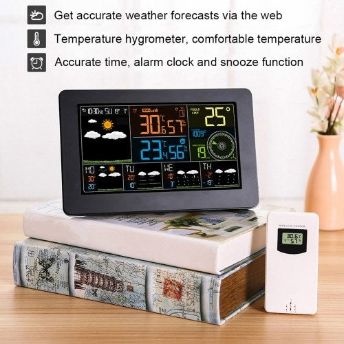 Multifunctional Color WiFi Weather Station APP Control Smart Weather