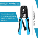 HT-N568R Network Hardware Tool Crimping Pliers Tools Crimper Cable Stripper Multifunctional Network Repairing Pliers Network Wiring Connector