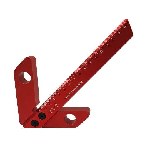 Center Finder Scribe Square Center Measuring Tool 45/90 Degree Right Angle Line Guage Carpenter Ruler