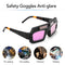 Solar Energy Auto Darkening Welding Safety Goggles Anti UV Weld Professional Glasses