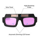 Solar Energy Auto Darkening Welding Safety Goggles Anti UV Weld Professional Glasses