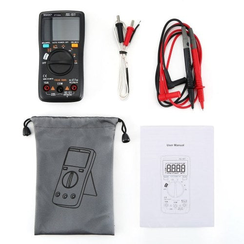 BSIDE 6000 Counts Digital Multimeter AC/DC Voltage Current  Portable Handheld Ammeter