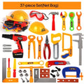 Kids Play Tool Set Toddlers Pretend Play Tool Kit Accessories Educational Toys for Children Gift