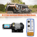 4000lbs Electric Recovery Winch Kit ATV Trailer Truck Car DC12V Remote Control Winches