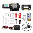 4000lbs Electric Recovery Winch Kit ATV Trailer Truck Car DC12V Remote Control Winches