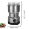 150W 300ml Stainless Steel Electric Coffee Machine Bean Grinder Blenders for Kitchen Office Home Use Grains Grinding Machine