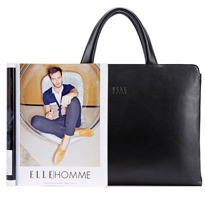 ELLE HOMME Men's Briefcase - Black