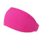 Elastic Sports Yoga Sweatband - Magenta