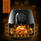 Electric Deep Air Fryer Cooking Tool - Black