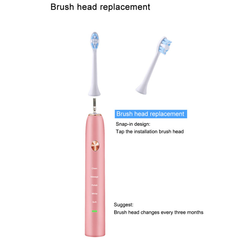 Electric Toothbrush Ultra Replacement Heads - White