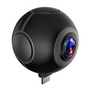 Elegance Premium Mini 360 Panorama Camera Dual Lens - Black