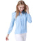 Elegant Office Long Sleeve Slim Blouse - Sky Blue