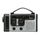 Emergency Portable Solar Radio - Black Silver