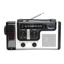 Emergency Portable Solar Radio - Black Silver