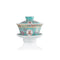 Eternal Life Traditional Porcelain Gaiwan 150ml - Green