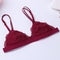 Europe and America Ultrathin Sexy Lace Bra - Red