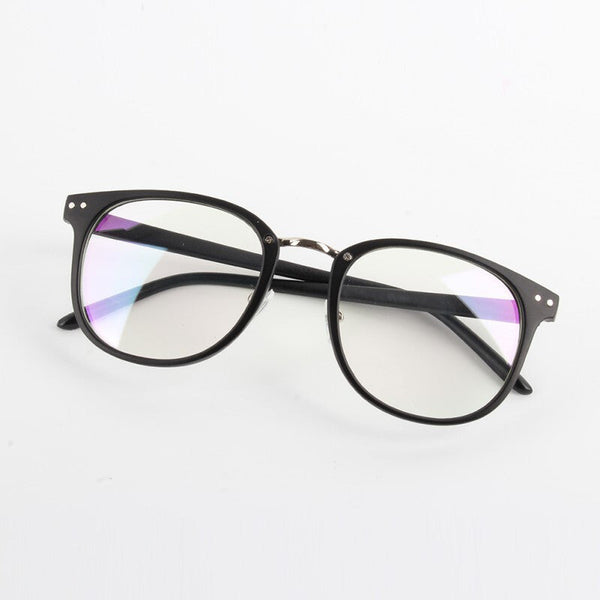 Eyeglasses Plain Optical Spectacle Frame - Black