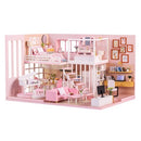 Assemble DIY Doll House Toy Wooden Miniatura Kit