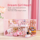 Assemble DIY Doll House Toy Wooden Miniatura Kit