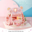 Assemble DIY Doll House Toy Wooden Miniatura Kit