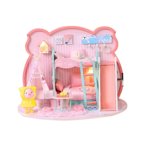 DIY Doll House Toy Wooden Miniatura Kit