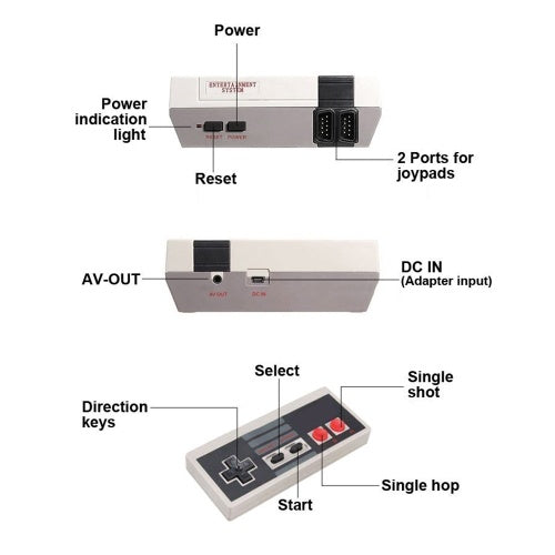 Mini TV Game Console 8 Bit Retro Video Game Console