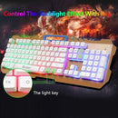 T21 Backlight Laptop Game Keyboard And Mouse Suit Comfortable Durable Wear-Resistant Mechanical Keyboard Mouse Suit