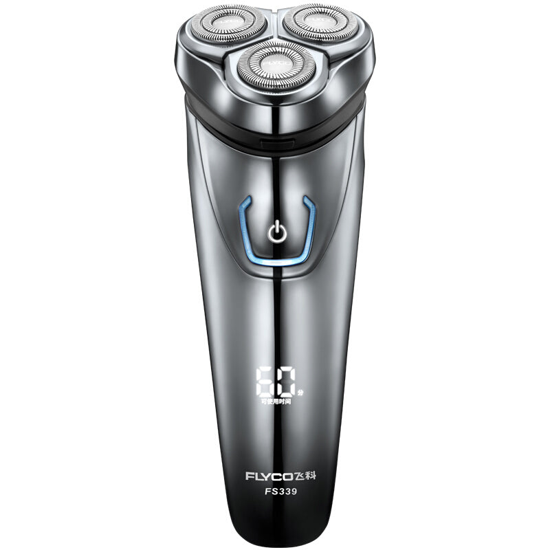 FLYCO FS339 Washable Electric Shaver - Silver