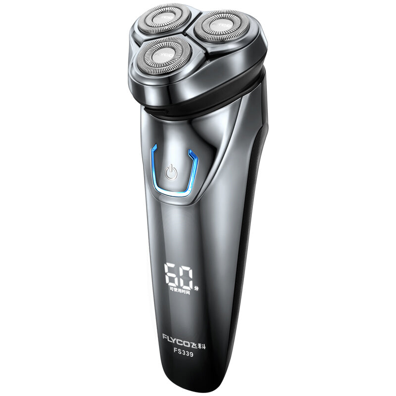 FLYCO FS339 Washable Electric Shaver - Silver