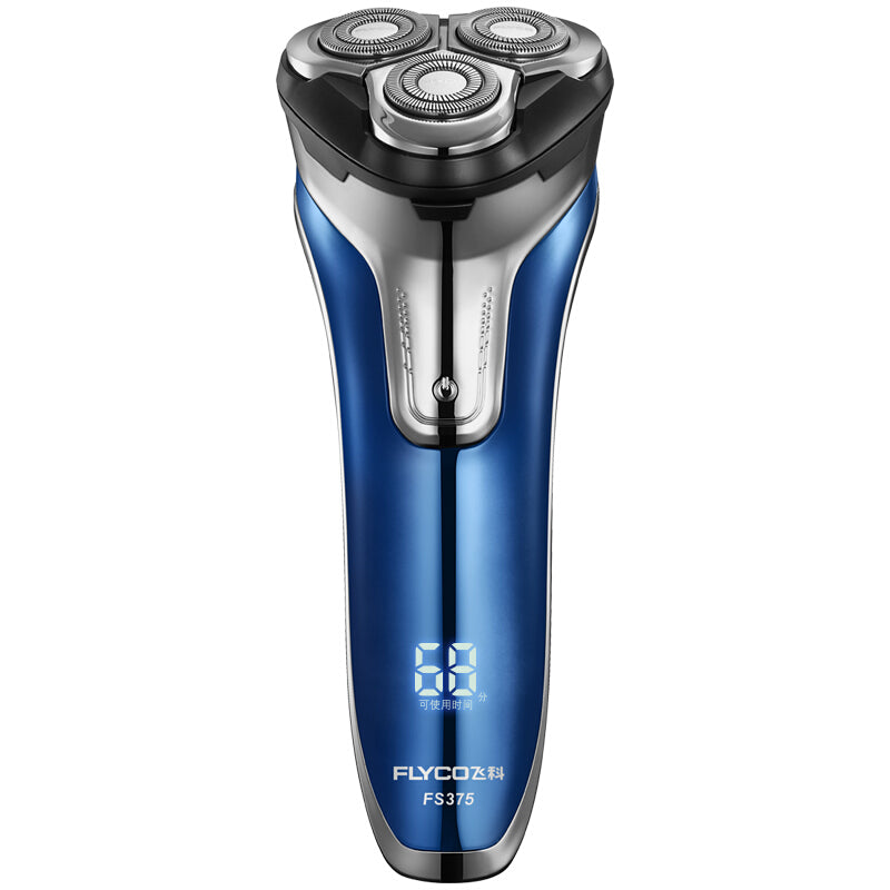 FLYCO FS375 Waterproof Electric Shaver - Blue