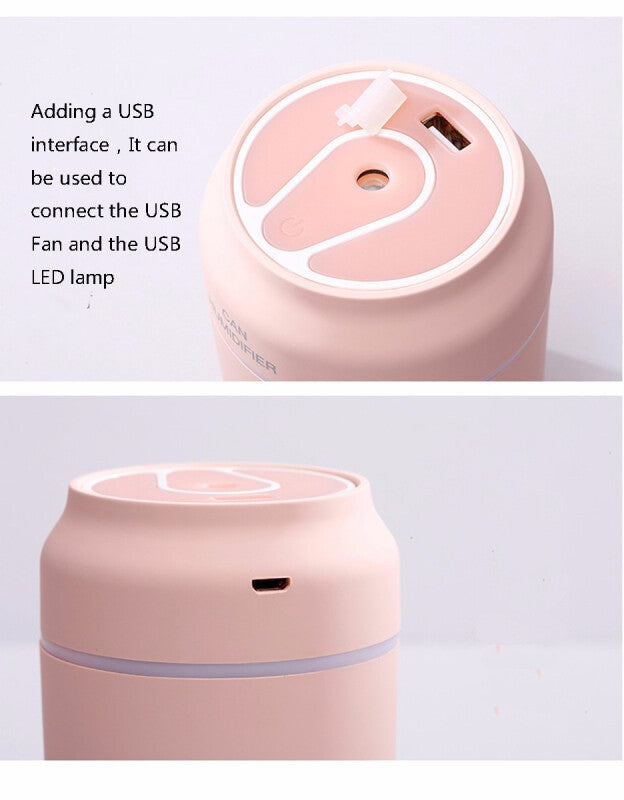 FOCAILAI Mini Humidifiers - Pink