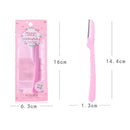 Face Eyebrow Hair Removal Makeup Tool - Pink