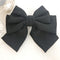 Fashion Bow Knot Chiffon Hair Grips - Black