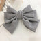 Fashion Bow Knot Chiffon Hair Grips - Gray