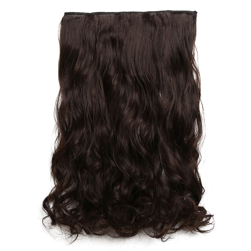 Fashion Curly Layered Hair Extensions - Light Brown