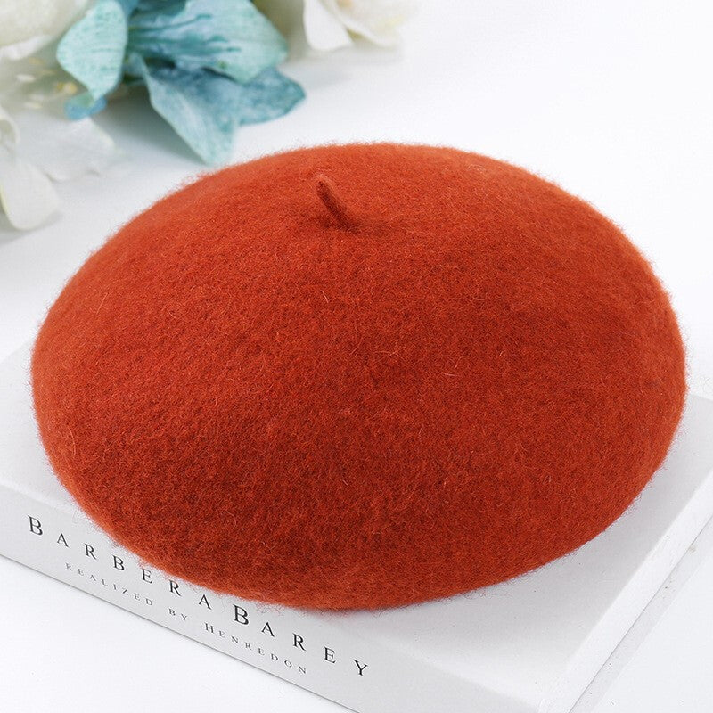 Fashion Korean Style Pumpkin Bud Cap - Caramel