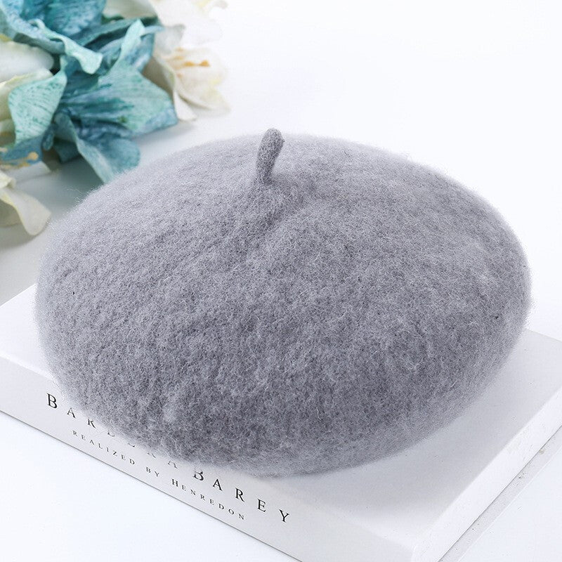 Fashion Korean Style Pumpkin Bud Cap - Grey