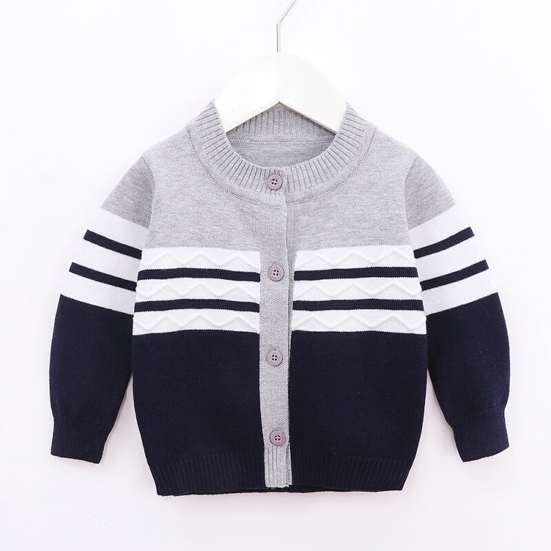 Fashion Long Sleeve Sweater - Gray