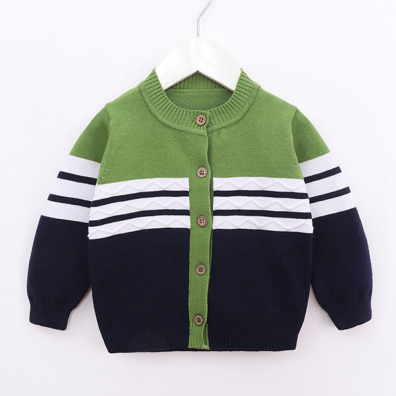 Fashion Long Sleeve Sweater - Green