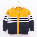 Fashion Long Sleeve Sweater - Yellow