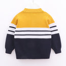 Fashion Long Sleeve Sweater - Yellow