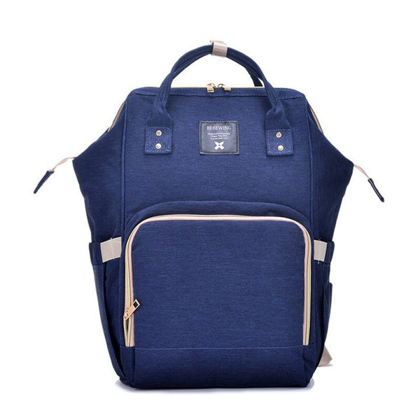 Fashion Maternity Nappy Backpack - Blue