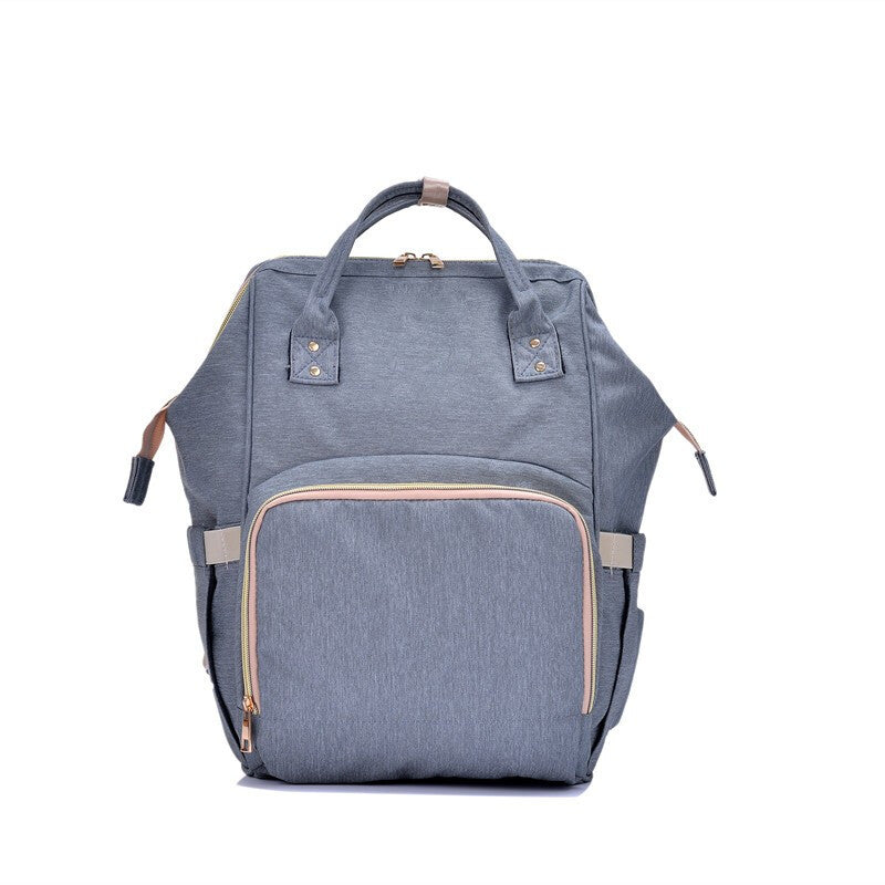 Fashion Maternity Nappy Backpack - Gray