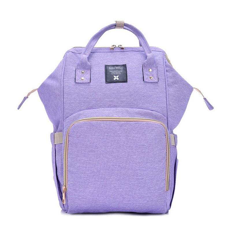 Fashion Maternity Nappy Backpack - Purple