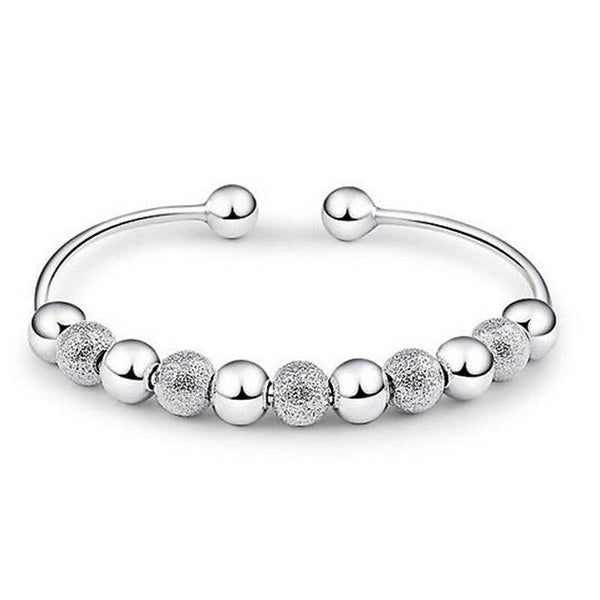 Fashion Premium Silver Plated Bracelet - Silver